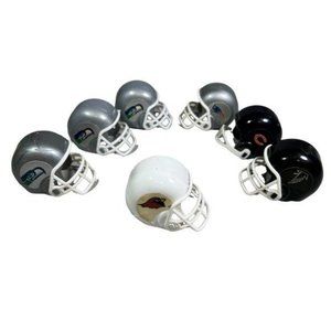 Set of 7 Vintage NFL Gumball Helmets